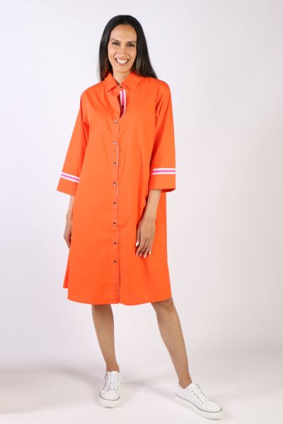 Bagruu Harvey Dress In Orange