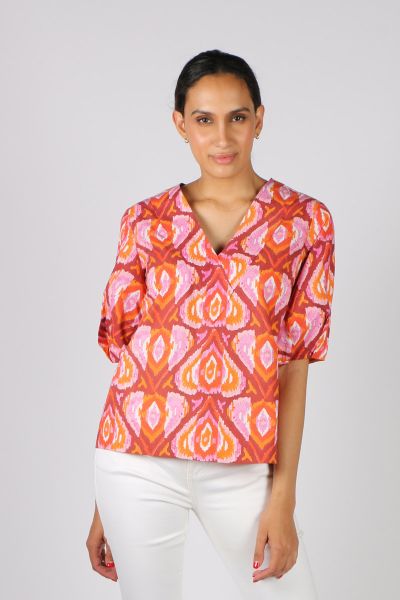 Theory Ikat Top By Bagruu In Geranium