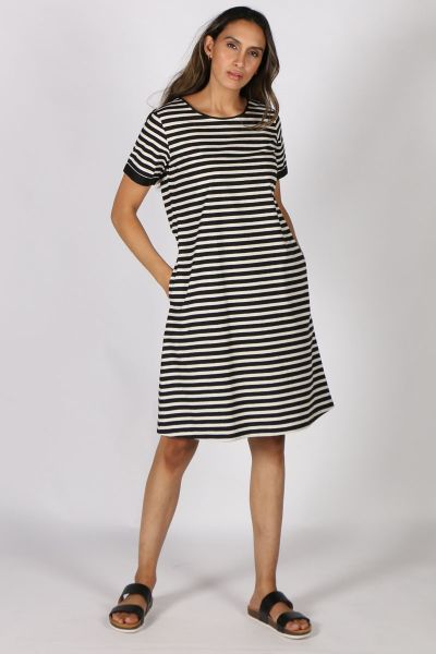 Sella Dress By Bagruu In Stripe