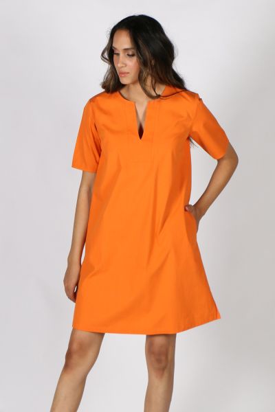 Ekta Dress By Bagruu In Pumpkin