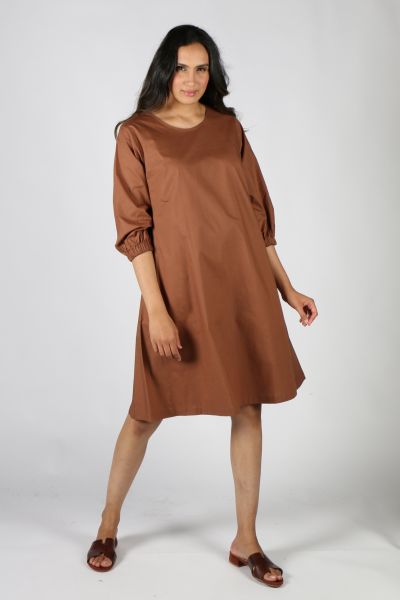 Tonk Dress By Bagruu In Bark