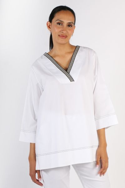 Bagruu Jenna Top In White