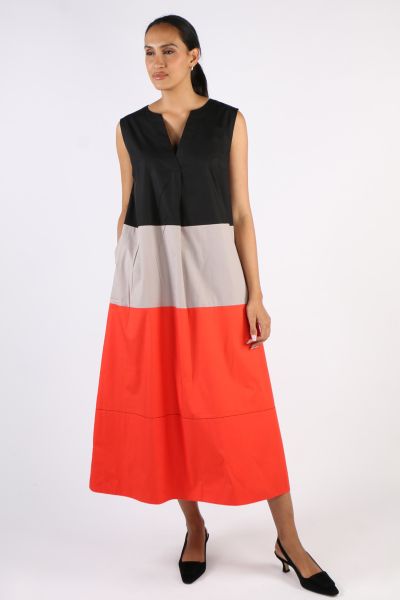 Bagruu Sanna Colour Block Dress In Multi