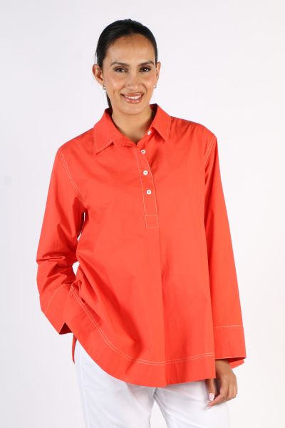 Bagruu Mada Shirt In Poppy