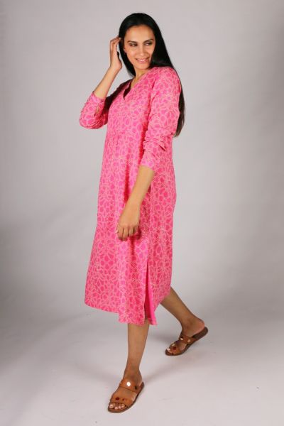 Midi Bruna Dress By Bagruu In Geranium Pearl