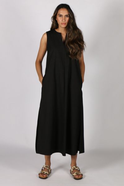 Ekta Maxi Dress By Bagruu In Black