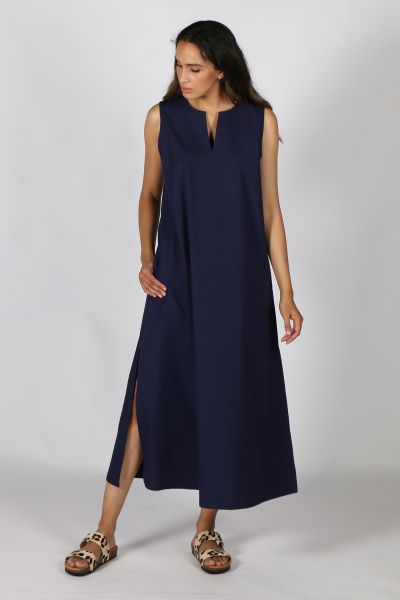 Ekta Maxi Dress By Bagruu In Navy
