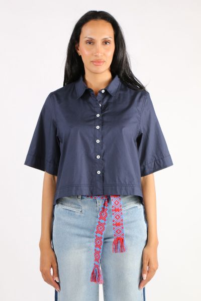 Bagruu Baci Shirt In Navy