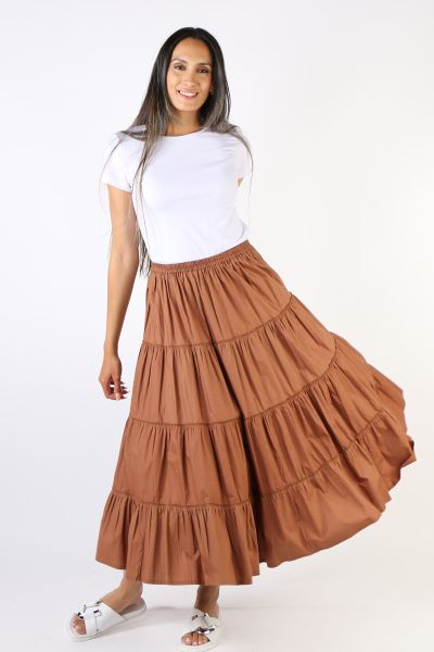 Bagruu Diwali Skirt In Bark
