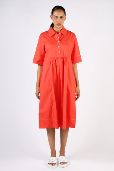 Bagruu Barley Dress In Poppy