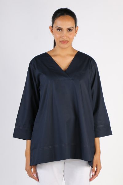 Bagruu Jenna Top In Navy