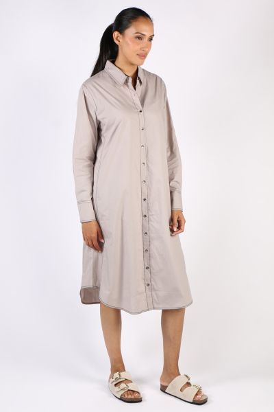 Bagruu Jerry Dress In Stone