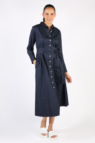 Bagruu Mala Dress In Navy