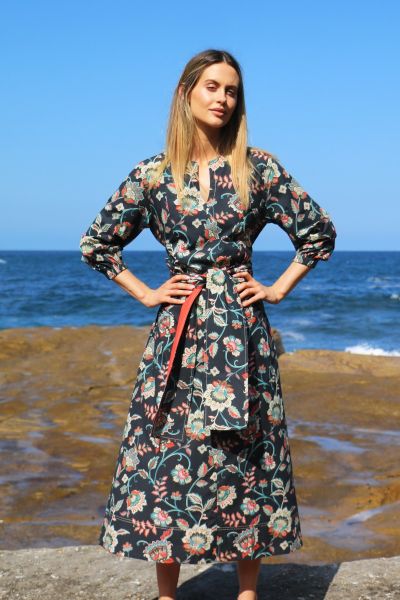 Floral Perri Dress By Bagruu