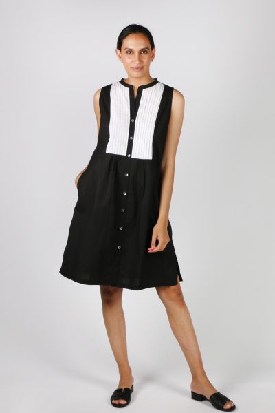 Bagruu Spira Sleeveless Dress In Black