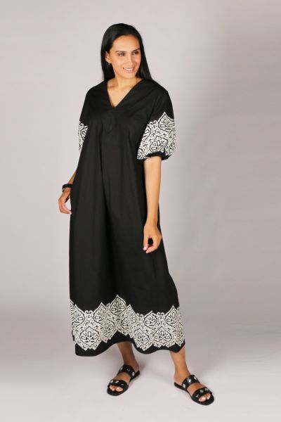 Theory Maxi Dress By Bagruu In Persian Border