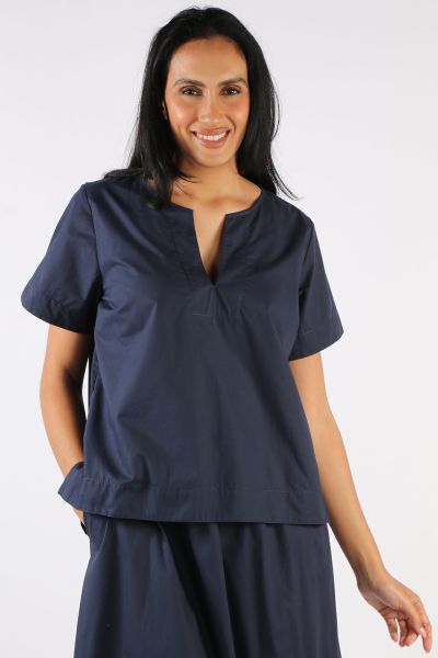 Bagruu Ella Top In Navy