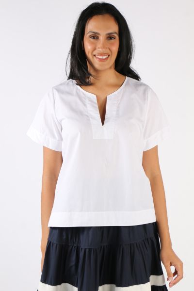 Bagruu Ella Top In White