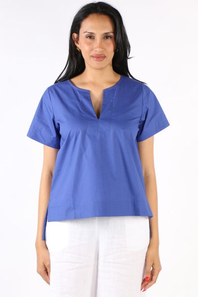 Bagruu Ella Top In Cobalt