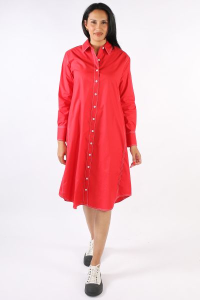 Bagruu Jerry Dress In Cherry