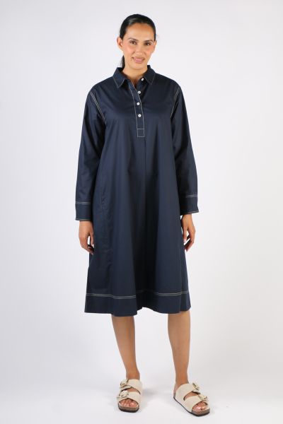 Bagruu Mada Dress In Navy