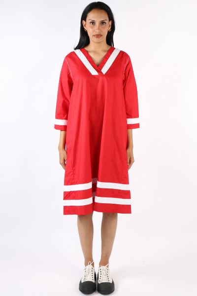Bagruu Janni Dress In Cherry