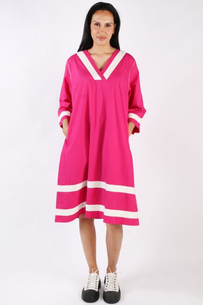Bagruu Janni Dress In Fluoro
