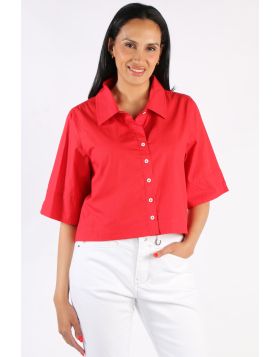 Bagruu Baci Shirt In Cherry