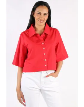 Bagruu Baci Shirt In Cherry