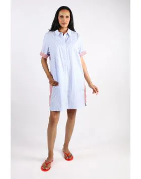 An easy throw on an go is a summer staple dress and Baci gives you just that. In a Washed Crushed Cotton, this dress is perfect to put on after a swim, layer with a tee or on its own. With its Crew neck, this Sleeveless Tiered Tank Dress makes you swing i