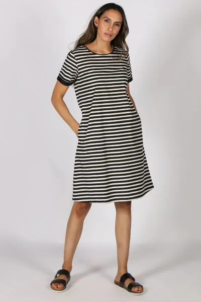 Sella Dress By Bagruu In Stripe