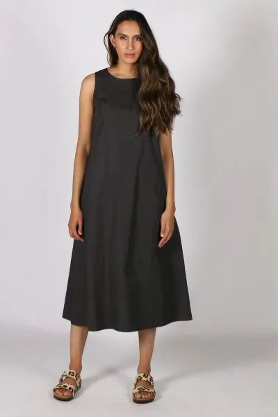 Sierra Dress By Bagruu In Charcoal