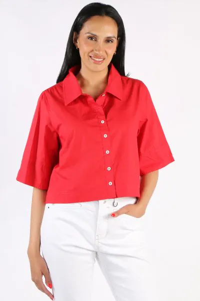 Bagruu Baci Shirt In Cherry