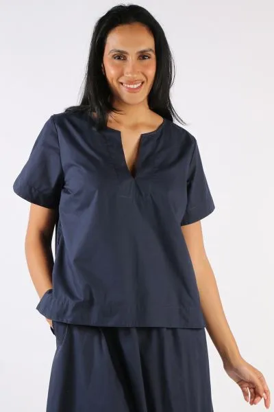 Bagruu Ella Top In Navy