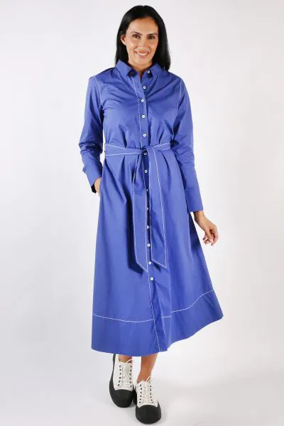 Bagruu Malina Dress In Cobalt