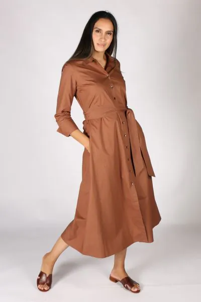 Marra Dress By Bagruu In Bark