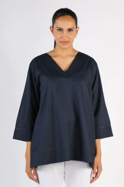 Bagruu Jenna Top In Navy