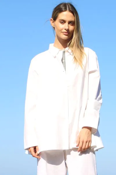 Bagruu Mada Shirt In White