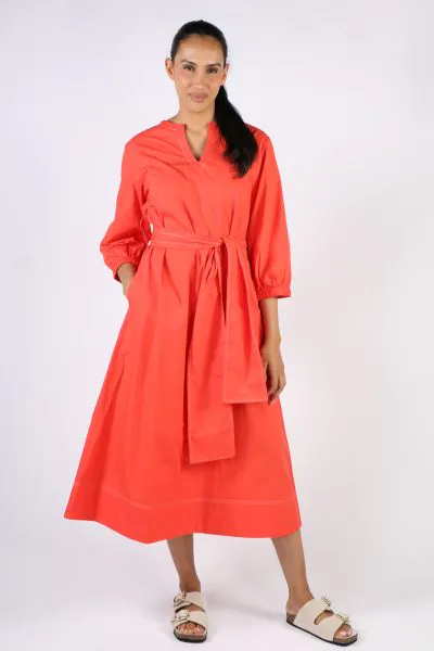 Bagruu Perri Dress In Poppy