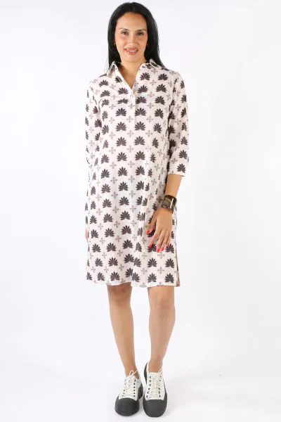 Calico Raquel Print Dress By Bagruu
