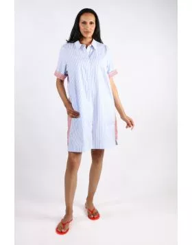 An easy throw on an go is a summer staple dress and Baci gives you just that. In a Washed Crushed Cotton, this dress is perfect to put on after a swim, layer with a tee or on its own. With its Crew neck, this Sleeveless Tiered Tank Dress makes you swing i